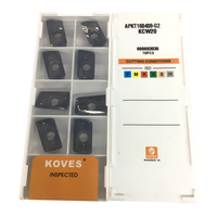 Plaquettes de fraisage en carbure de tungstène APKT1003/APGT1003/APKT1604 pour le traitement de l'aluminium APMT1135/APMT1604, OEM disponible