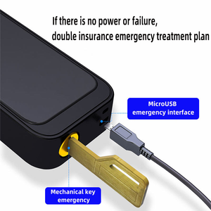 Elock ES265F suministros de cerrajería Sistema de cerradura de puerta de hotel sin llave cerradura de lujo al aire libre cerradura de puerta inteligente con cámara - Product Image 4
