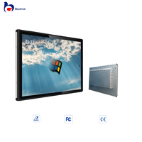 Panel Sentuh USB Baotron 15 Inci 4:3 Baru 1024*768 Industri Tertanam 10 Titik Kapasitif IP65 Monitor Layar Tahan Air untuk