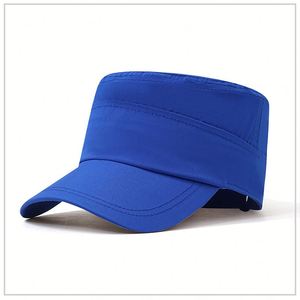 Mùa hè màu rắn không khí hàng đầu đỉnh cao của nam giới nhanh chóng làm khô tháo gỡ dual-sử dụng bóng chày ngoài trời Mặt trời bảo vệ Flat-Top cap - Product Image 1