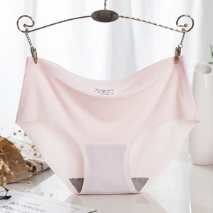 Braguitas sin Costuras de Cintura Media en Color Sólido para <span class=keywords><strong>Mujer</strong></span>, Sensación de Desnudez - Product Image 3