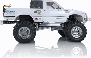 Camionnette RC 4x4 HG P407 1/10 blanche, transmission 3 vitesses, châssis métallique, carrosserie ABS rigide, RTR, crawler à couple élevé <span class=keywords><strong>pour</strong></span> adulte - Product Image 3