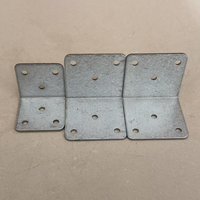 Support d'angle en L robuste et durable, galvanisé à chaud, pour structure de serre