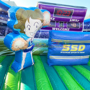 Outdoor kids playzone commercial bounce <b>house</b> combo <b>inflatable</b> bouncy castle sport stadium playground - Product Image 4