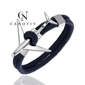 Venta al por mayor Pulseras de moda hechas a mano Cuerda de Milán Acero inoxidable Pulsera de avión de aviación de alta calidad - Product Image 6