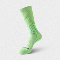 Chaussettes de sport personnalisées en coton compressif et rembourrées, chaussettes de course, de randonnée, de sport, chaussettes de sport personnalisables, chaussettes de sport respirantes