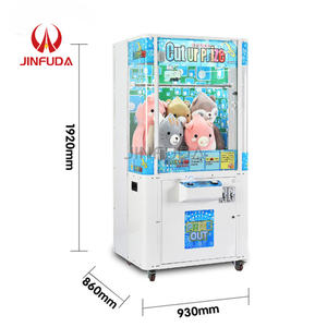 Nuevo diseño Cut Prize Coin Amusement Arcade Game Machine Máquina Expendedora de estilo de <span class=keywords><strong>moda</strong></span> Juguete grande Juego de garra de <span class=keywords><strong>corte</strong></span> para la venta - Product Image 3