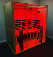 Sauna et hammam sauna et bain à remous combo sauna extérieur douche à vapeur tubes chauffants infrarouges baignoire balnéo salle de spa sèche
