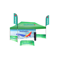 Kiosque pliable moderne en métal, stand chaud petit 6ft étanche 100 3m * 6m, spectacles de promotion en extérieur, tente de promotion, tente de salon commercial