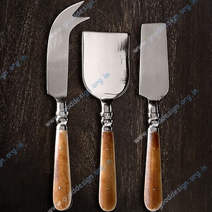 Vaisselle et couverts en acier inoxydable, ensemble de couverts en métal, ensemble de couverts en os. - Product Image 6