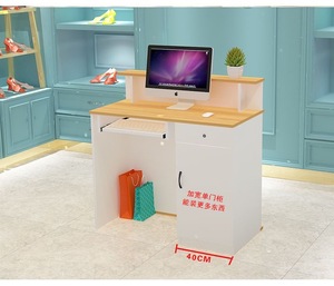 Comptoir de caisse pour magasin de détail et épicerie, comptoir de caisse normal pour supermarché - Product Image 6