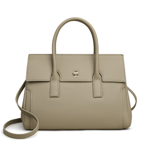 Bolso de Mano de Cuero Genuino al por Mayor, Bolso de Cuero Vacuno de Lujo para Mujer, Bolso Tote Grande de Diseñador para Oficina y Negocios - Product Image 1