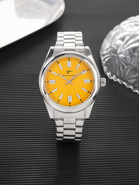 Men's Sports Chronograph Watch Fashion Eco-Friendly Waterproof Quartz Movement Luminous Luxury Stainless Steel Strap 20mm Glass
