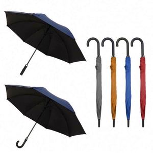 Parapluie droit imperméable en pongé pour le golf avec protection UV, logo personnalisé pour cadeaux d'affaires et voyages - Product Image 5