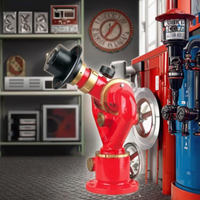 NFPA 1964, GB 19156 Moniteur d'incendie à commande manuelle sur roues (double voie navigable)