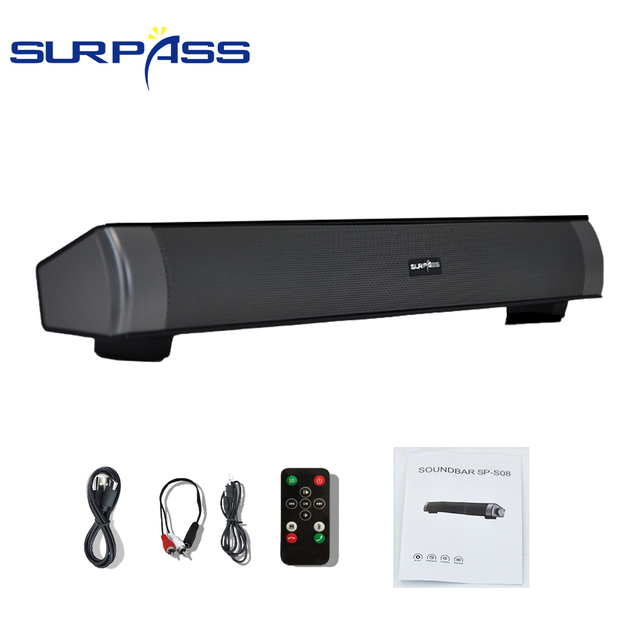 S08 Subwoofer Sound Bar Wireless Blue-tooth Sound Bar for Home Theater Home Theater System