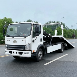FAW 4x2 <b>Flatbed</b> Wrecker <b>Truck</b> 3 Ton 5 Ton Slidebed Tow <b>Truck</b> RHD LHD for Philippines and South America - Product Image 2