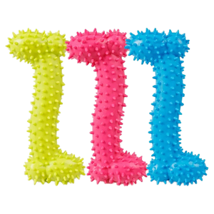 Lynpet çevre dostu köpek çiğnemek oyuncak lüks kemik şekli dayanıklı Bite diş fırçası TPR Pet çiğnemek oyuncaklar için etkili diş temizleme - Product Image 1