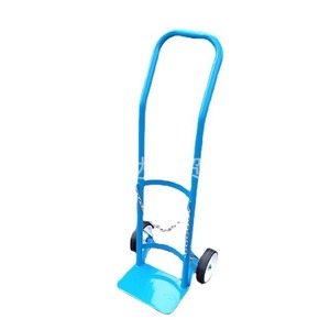Chariot pour bouteille de gaz simple, 2 roues, bleu lac, robuste, usage industriel, en fer, véhicule utilitaire léger - Product Image 3