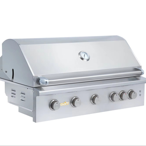 Nuevo Barbacoa de Gas Comercial de Acero Inoxidable de 5 Quemadores, Cocina Exterior Grande con Características de Fácil Limpieza - Product Image 6
