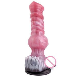 Drop Shipping Fantasy Animal <b>Large</b> Anal Plug Wolf Dildo - Soft Safe Silicone Masturbator Adult Sex Toys with Strong Suction <b>Cup</b> - Product Image 6
