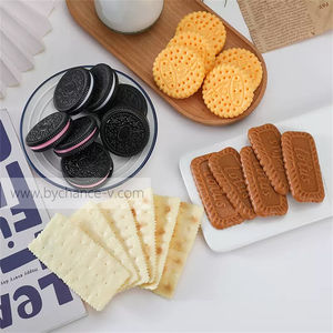 Blagues pratiques gags jouet simulation nourriture artisanat réaliste Lotus Biscoff biscuits artificiels pour la décoration <span class=keywords><strong>de</strong></span> boulangerie - Product Image 6