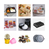 Machine de fabrication de boîtes d'emballage alimentaire jetables en PET/PP/PVC entièrement automatique LITAI, commande par écran tactile, entraînement par moteur
