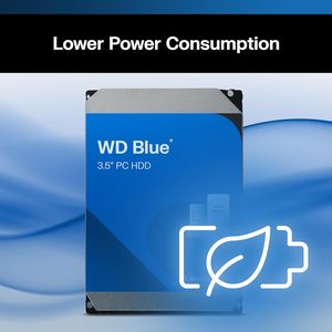 ฮาร์ดดิสก์ภายในสีน้ำเงินขนาด 4TB รุ่น HDD-5400 RPM 6 Gb/s 128 MB 3.5"-WD40EZZX NAS ตอบสนองรวดเร็ว เราออกแบบผลิตภัณฑ์ตามความต้องการของคุณ - Product Image 2