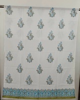 Magnifique rideau ondulé en coton à motif uni, taille 7 pieds, léger, personnalisable, occultation totale de la lumière, toutes saisons, style rayé pour