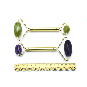Mushang <span class=keywords><strong>amazon</strong></span> nueva productos naturales de jade cara de alta calidad de <span class=keywords><strong>cuarzo</strong></span> <span class=keywords><strong>rosa</strong></span> facial jade <span class=keywords><strong>rodillo</strong></span> para la venta - Product Image 5
