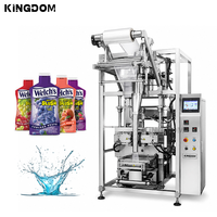Machine d'emballage verticale entièrement automatique pour liquides et pulpes de fruits, avec remplissage de sachets en film plastique de qualité alimentaire pour formes irrégulières