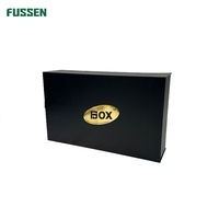 Boîte personnalisée recyclable logo carton aimants rigides vêtements emballage produits couvercle magnétique coffret cadeau plia