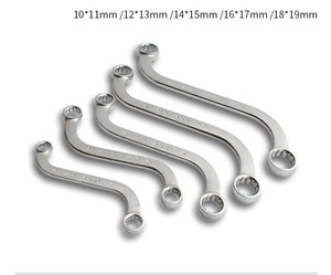 Juego de Herramientas de Reparación Automotriz de Grado Industrial de 5 Piezas, Llave de Anillo en Forma de U y S, Llave Hexagonal Métrica, Personalizable OEM para Reparación de Máquinas - Product Image 5