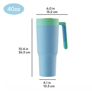 Hot Sell 40oz Stainless Steel Tumbler With Straw Lid Portable Direct Drinking Bottle Custom Coffee Tumbler For Adults