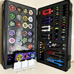 <span class=keywords><strong>Beyblade</strong></span> X & Infinity Nado : Étui de présentation portable en aluminium pour toupies, collection, lanceur de combat et accessoires - Product Image 3