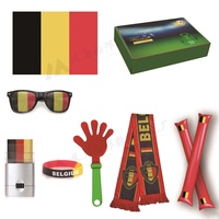 Ehome Mexico Ensemble d'accessoires pour supporters : Écharpe, Lunettes, Bracelet, Claquettes, Peinture faciale, Foulard, Drapeau, Accessoires pour supporters de football américain et de football, Toile