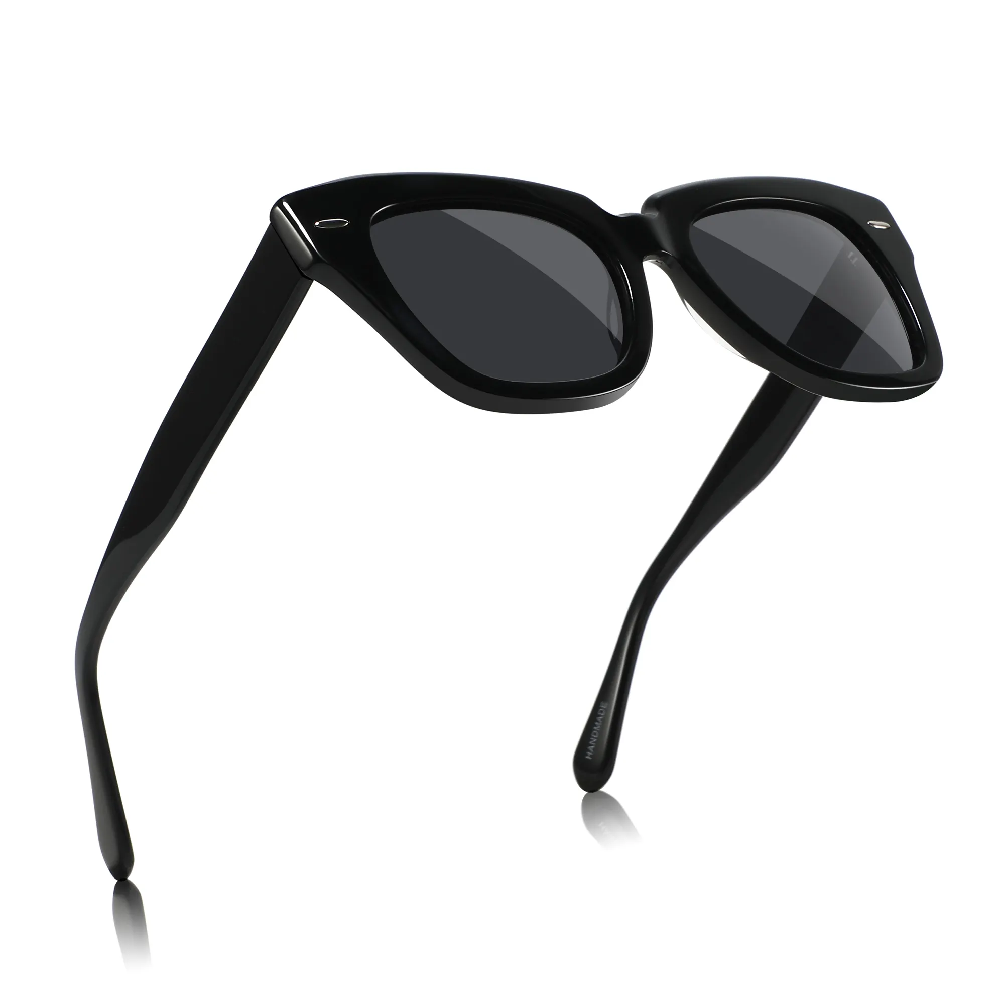 CONCHEN 2023 yüksek kaliteli asetat gözlük tasarımcı polarize kadın güneş gözlüğü özel logo tonları erkekler için güneş gözlüğü
