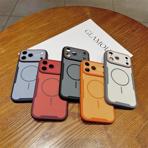 เคสโทรศัพท์มือถือแบบแม่เหล็กเคลือบด้านรุ่นใหม่สำหรับ iPhone 18 17 16 15 Pro Max ปุ่ม AI  วัสดุ TPU นิ่ม ป้องกันแรงกระแทก - Product Image 5