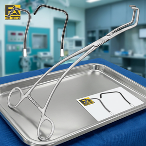 Pinces à calculs biliaires urologiques en acier inoxydable, instrument chirurgical manuel certifié CE, pour utilisation en chirurgie générale - Product Image 4