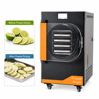 Machine de lyophilisation 110V 220V pour usage domestique, 2-4 kg par lot, 4 plateaux, machine compacte de lyophilisation des fruits