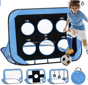 Poste de fútbol plegable emergente estilo tren más vendido Equipo de entrenamiento de fútbol divertido para niños - Product Image 2