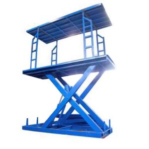 <span class=keywords><strong>Elevador</strong></span> de Tijera Hidráulico Eléctrico de Doble Plataforma para Motocicletas, Sistema de Elevación de Dos Postes para Estacionamiento, <span class=keywords><strong>Elevador</strong></span> de Autos Fijo Subterráneo - Product Image 4