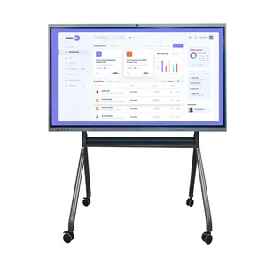 电子触摸屏显示器65英寸面板86英寸智能板教学学校数字智能板交互式白板
