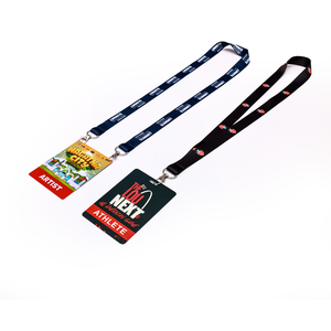 Bán phổ biến tùy chỉnh màu dây buộc với thiết kế in logo PVC thẻ kinh doanh nhân viên hoạt động trang web giấy phép làm việc - Product Image 2