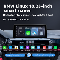 Système Linux Lecteur multimédia GPS de navigation pour voiture Montage sur tableau de bord Garantie de 2 ans pour BMW Série 5 F10 F07 F11 F18 2009-2017