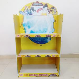 Exportation transfrontalière pour <span class=keywords><strong>les</strong></span> commerçants <span class=keywords><strong>de</strong></span> <span class=keywords><strong>jouets</strong></span>, étagère en carton <span class=keywords><strong>de</strong></span> type super sol, présentoir <span class=keywords><strong>de</strong></span> collations, présentoir personnalisé fabriqué en Chine - Product Image 4