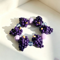 Mode Dopa Bohemia Simulatie Fruit Hars Acryl Lucite Charm Handgemaakte Cartoon Kleurrijke Kraal Armband voor Vrouwen