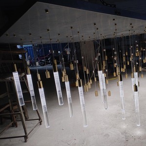 Lámpara de oro de lujo personalizada K9, lámpara de techo de cristal de alta calidad, iluminación colgante, dormitorio, luz moderna grande - Product Image 1