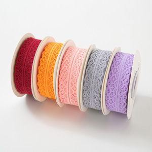 Cinta de Encaje con Borde Festoneado de 3 cm, Cinta Decorativa Romántica <span class=keywords><strong>para</strong></span> Ramos de Boda y <span class=keywords><strong>Regalos</strong></span> - Product Image 2