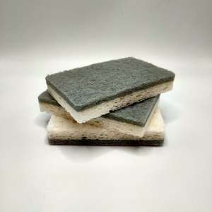 إسفنج تنظيف الأطباق السحري القابل للتحلل البيولوجي من لب الخشب المضغوط بشعار مخصص لإزالة البقع والأوساخ في المطبخ - Product Image 2